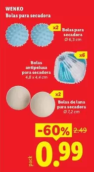 Wenko - Bolas Para Secadora
