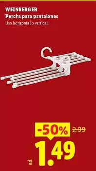 Weinberger - Percha Para Pantalones