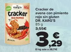 Dr. Karg's - Cracker De Avena Con Pimiento Rojo Sin Gluten