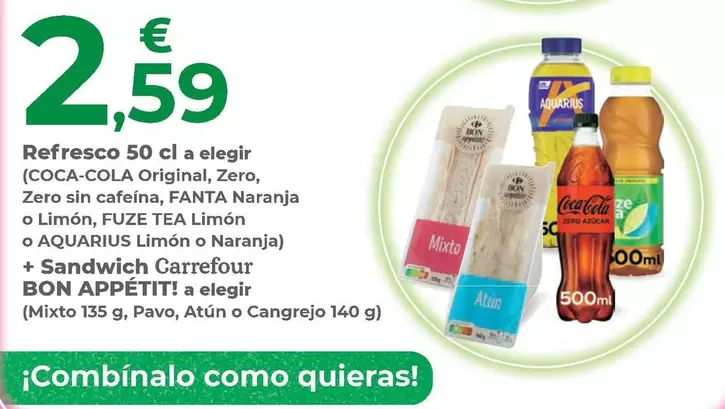 Coca-Cola - Refresco 50 Cl A Elegir