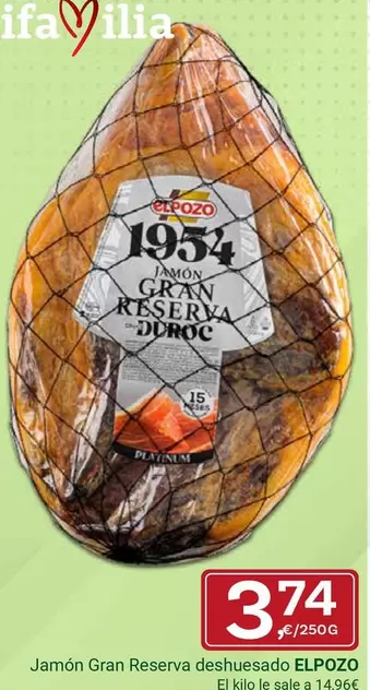 elpozo - Jamon Gran Reserva Deshueso