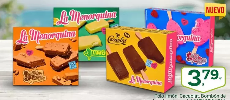 La Menorquina - Pao Ilmón, Cacaolat, Bombón De