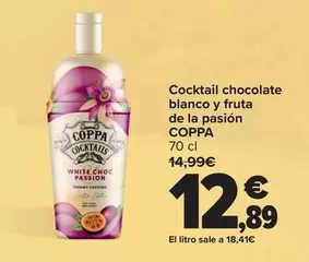 Coppa - Cocktail Chocolate Blanco Y Fruta De La Pasion