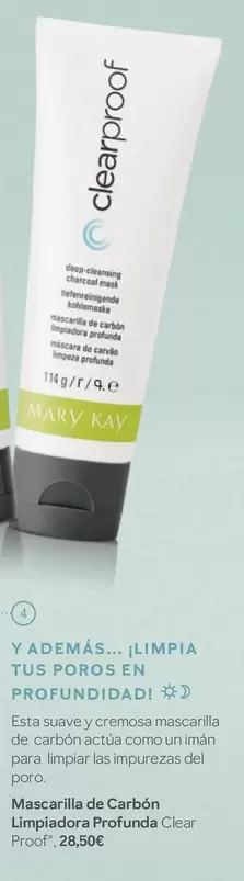 Mary Kay - Clear Proof Mascarilla De Carbón Limpiadora Profunda