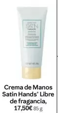 Satin Hands - Crema De Manos Libre De Fragancia