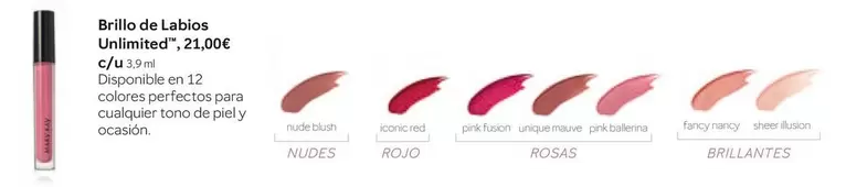 Fusion - Brillo De Labios Unlimited