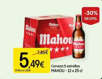 Mahou - Cerveza 5 Estrellas