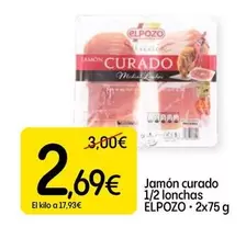 Elpozo - Jamon Curado Lonchas