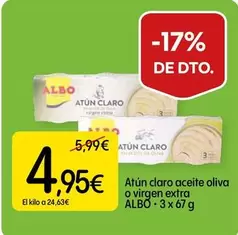 Albo - Atun Claro Aceite Oliva O Virgen Extra