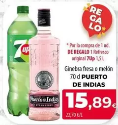 Puerto De Indias - Ginebra Fresa O Melon