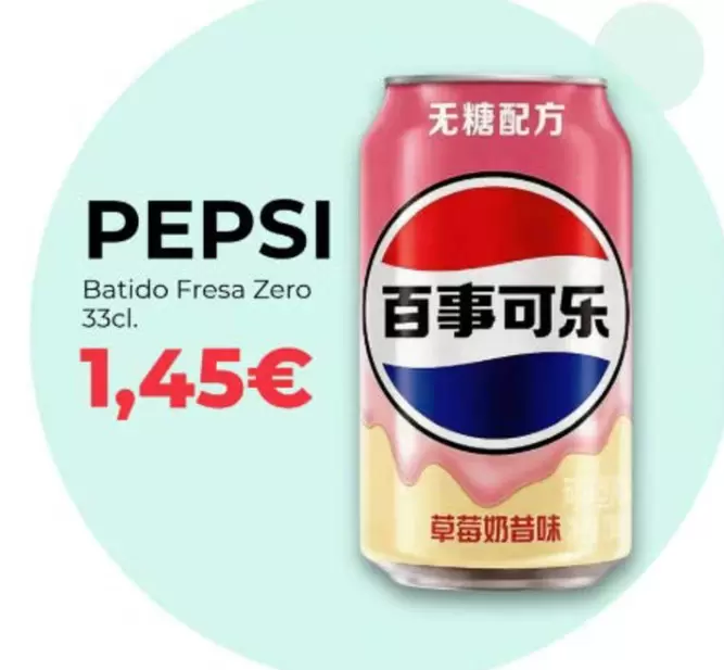 pepsi - Batido Fresa Zero