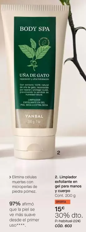 Limpiador Exfoliante En Gel Para Manos Y Cuerpo