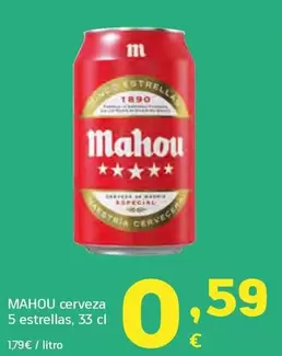 Mahou - Cerveza 5 Estrellas