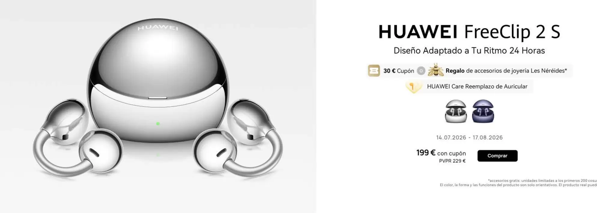 Huawei - FreeClip 2 S