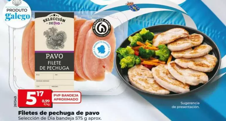 Seleccion De Dia - Filetes De Pechuga De Pavo 
