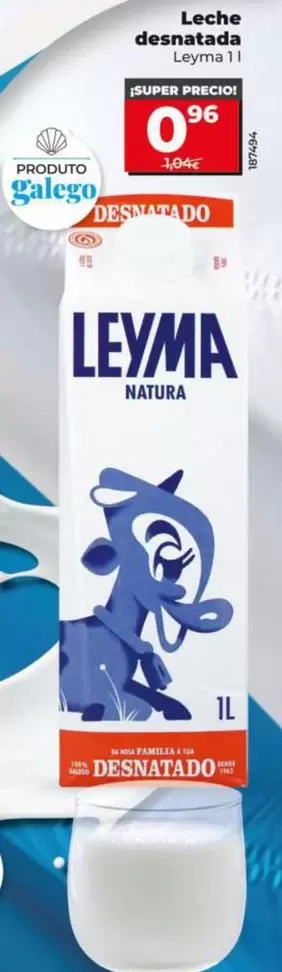 Leyma - Leche Desnatada