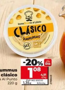 Dia Al Punto - Hummus Clásico