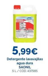 Saonil - Detergente Lavavajillas Agua Dura