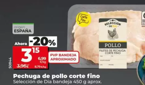 Seleccion De Dia - Pechuga De Pollo Corte Fino