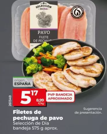 Seleccion De Dia - Filetes De Pechuga De Pavo