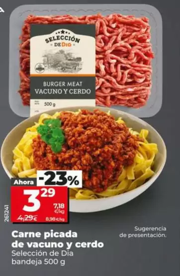 Seleccion De Dia - Carne Picada De Vacuno Y Cerdo