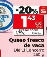 Dia El Cencerro - Queso Fresco De Vaca