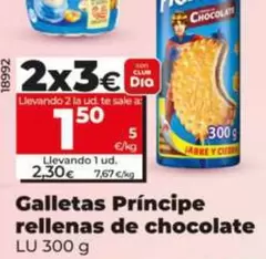 Lu - Galletas Príncipe Rellenas De Chocolate