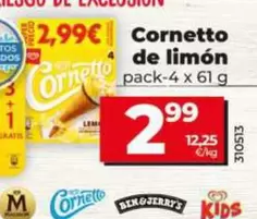 Algida - Cornetto De Limón