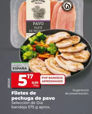 Seleccion De Dia - Filetes De Pechuga De Pavo