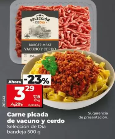 Seleccion De Dia - Carne Picada De Vacuno Y Cerdo