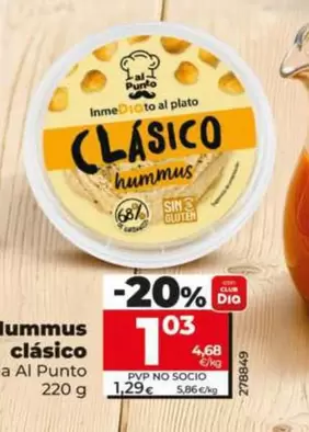 Dia Al Punto - Hummus Clásico