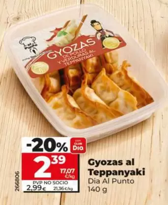 Dia Al Punto - Gyozas Al Teppanyaki
