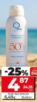 Dia Imaqe - Bruma Solar Pediátrica Para Pieles Sensibles Spf 50+