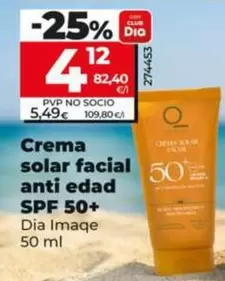 Dia Imaqe - Crema Solar Facial Anti Edad Spf 50+