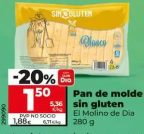 El Molino De Dia - Pan De Molde Sin Gluten