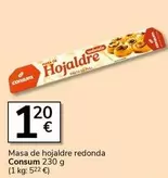 Consum - Masa De Hojaldre Redonda