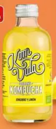Komvida - Bebida Kombucha Gingervida De Jengibre Y Limón