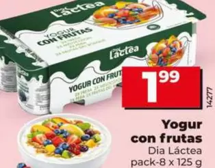 Dia Lactea - Yogur Con Frutas