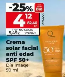 Dia Imaqe - Crema Solar Facial Anti Edad SPF 50+