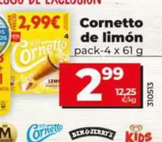 Algida - Cornetto De Limón 