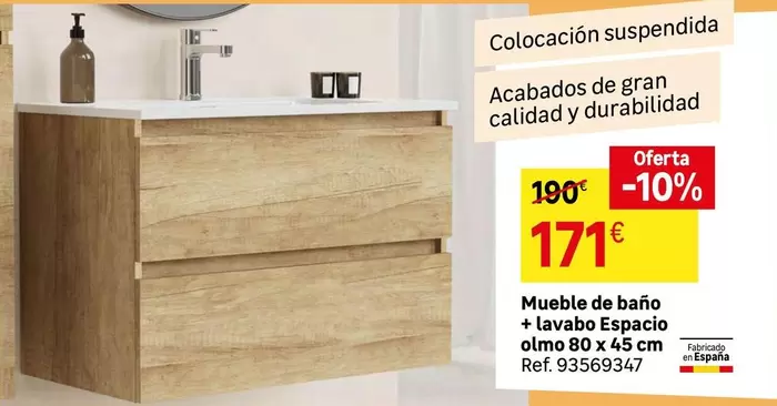 fabricado en españa - Mueble De Baño + Lavabo Espacio