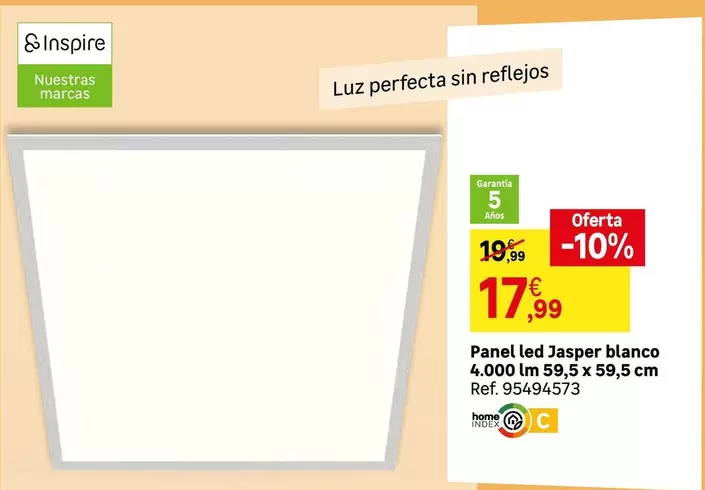 Blanco - Panel Led Jasper