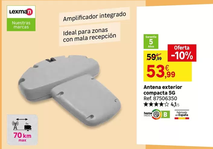 lexman - Antena Exterior Compact 5g