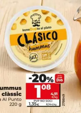 Dia Al Punto - Hummus Clásico