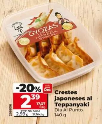 Dia Al Punto - Gyozas Al Teppanyaki