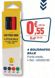 Sfera - 4 Boligrafos Bille