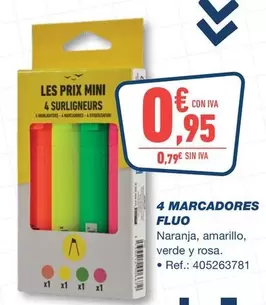 4 Marcadores Fluo