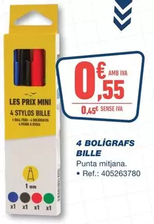 Sfera - 4 Boligrafs Bille