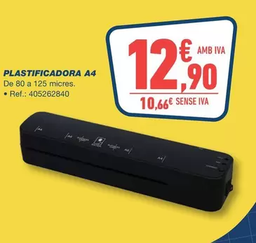 Plastificadora A4