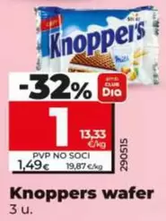 Knoppers Wafer